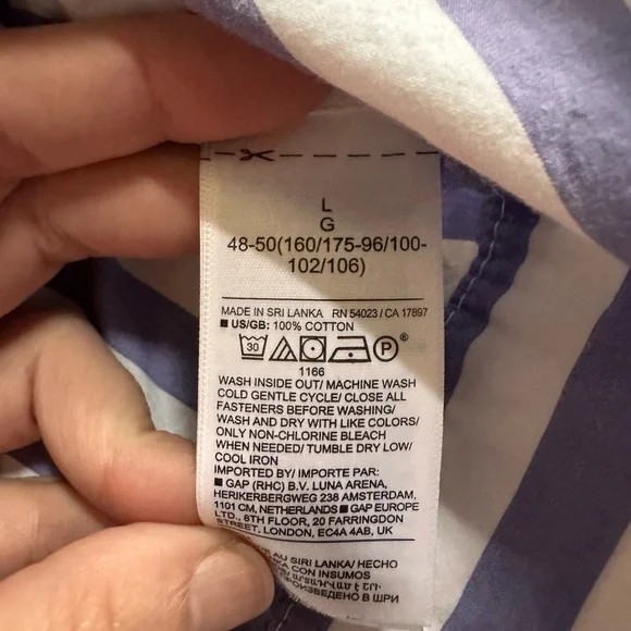 ❌SOLD❌ Banana Republic Laurel French-Cuff Shirt Size L - Picture 5 of 8